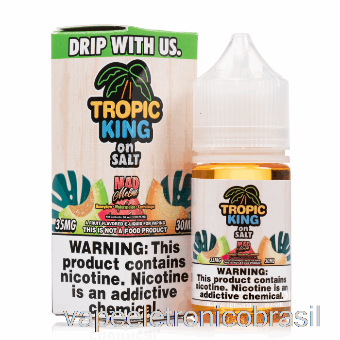 Vape Vaporesso Melões Loucos - Tropic King Com Sal - 30ml 50mg